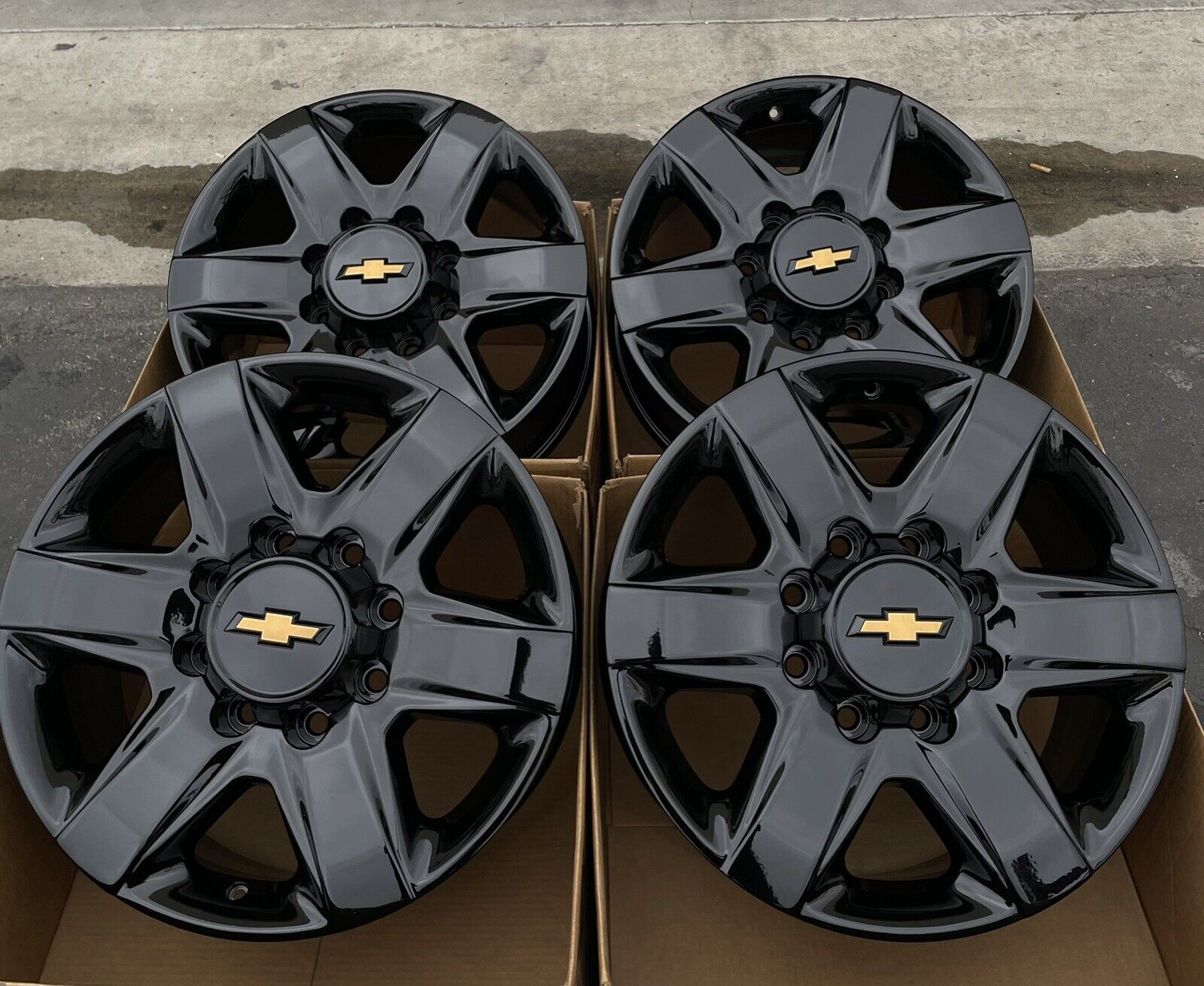 Chevrolet Silverado 2500 3500 HD Gloss Black Wheels Rims